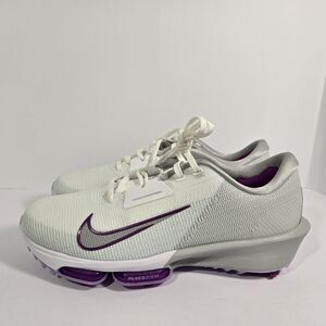 Nike Air Zoom Infinity Tour 2 Golf "White Gray Purple" FD0217-102 Mens Size 11.5